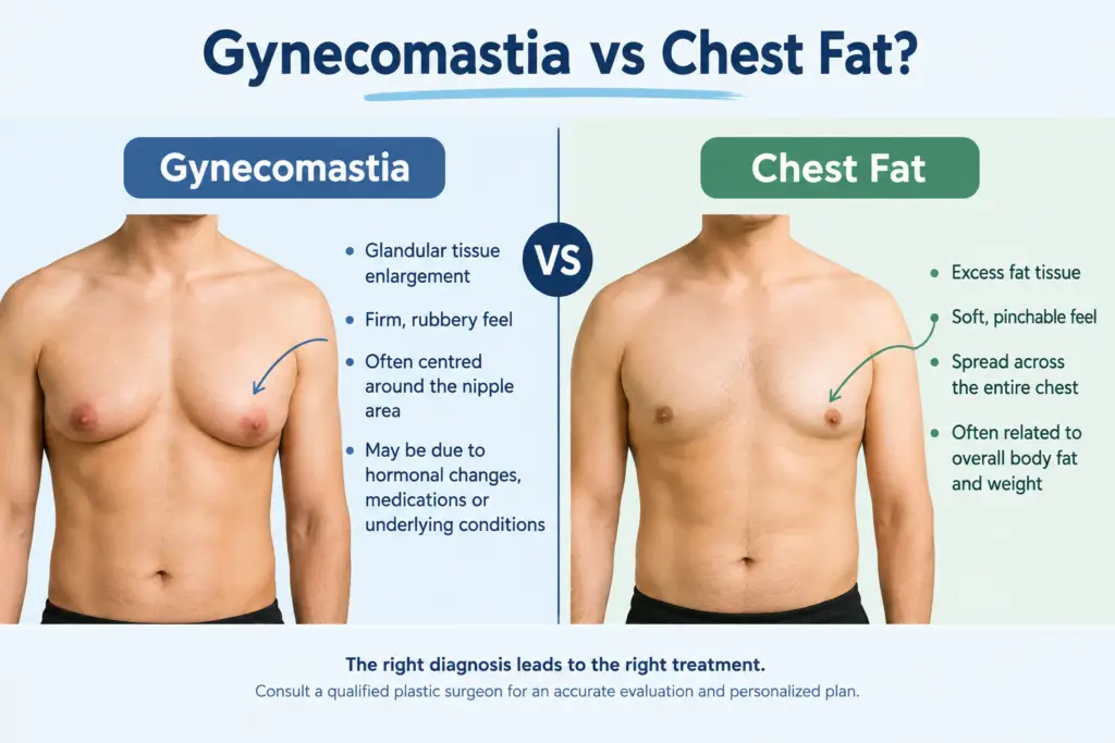Gynecomastia vs Chest Fat